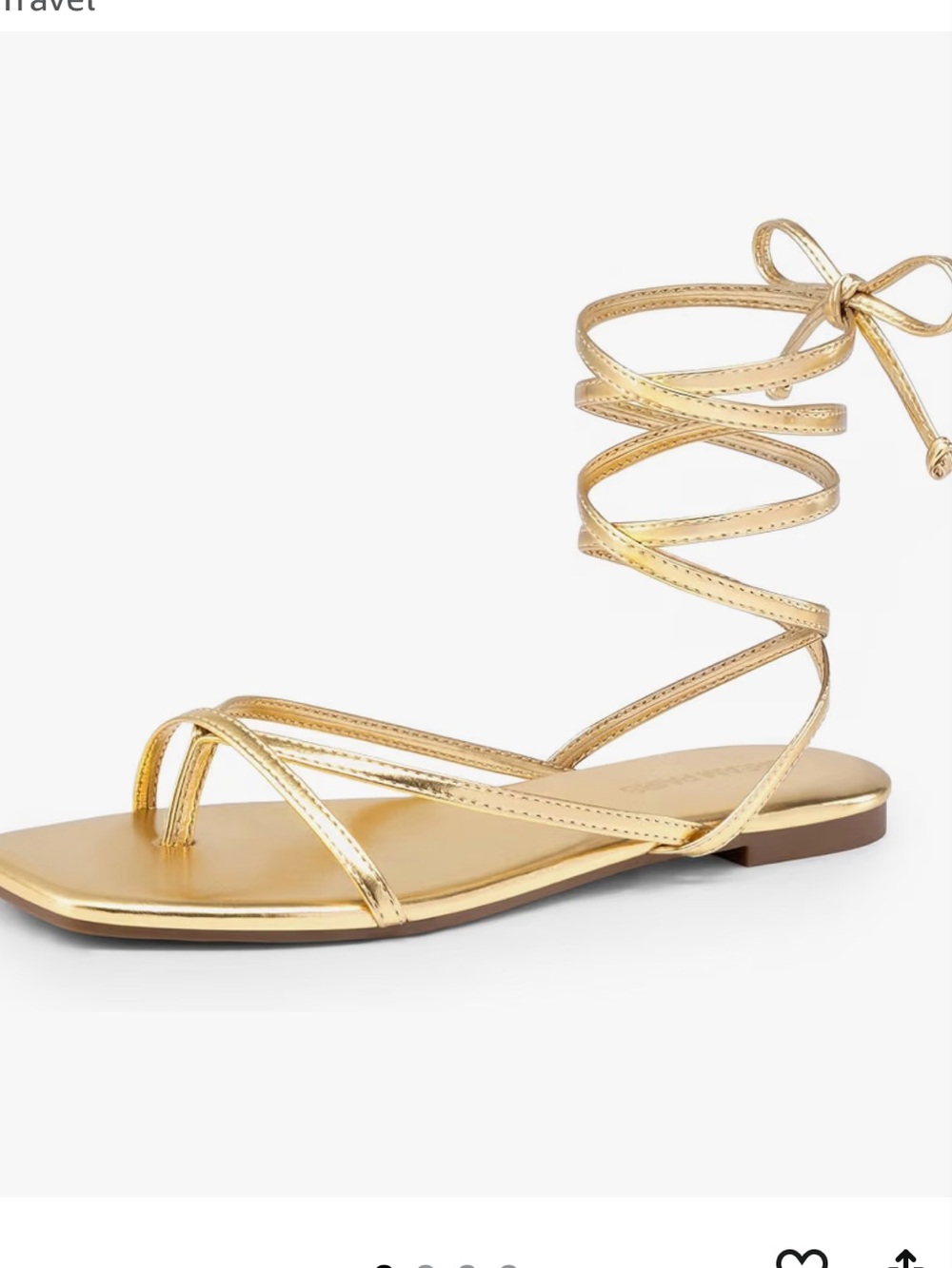 NWT Womenās Dream Pairs Strappy Lace Up Sandals